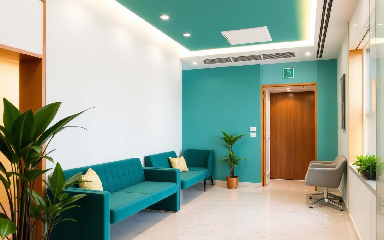 Cusp Dental Clinic interior, Dwarka